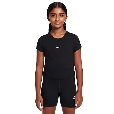 Nike Slim Mod Short Sleeve Crop T-Shirt  - Girls' Grade School