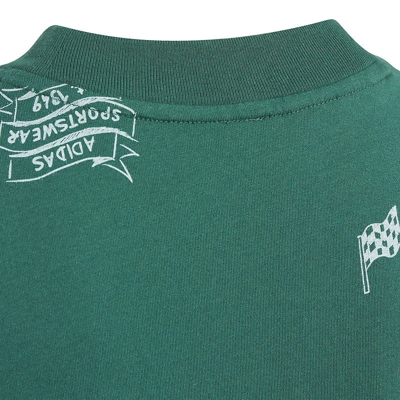 adidas Brand Love Q3 All Over Print T-Shirt  - Boys' Grade School