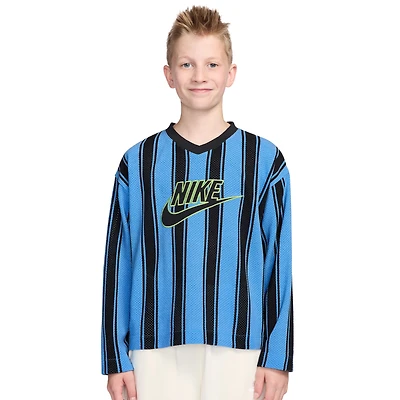 Nike NSW Mesh L/S Jersey Top  - Boys' Grade School