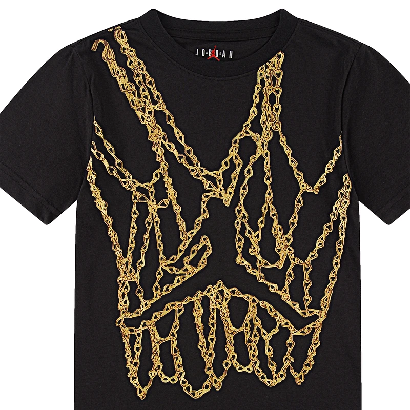 Jordan Jumpman Chain Short Sleeve Crew  - Boys' Grade School