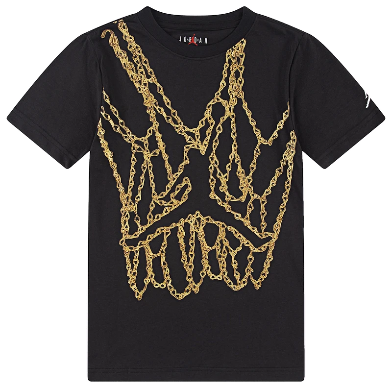 Jordan Jumpman Chain Short Sleeve Crew  - Boys' Grade School