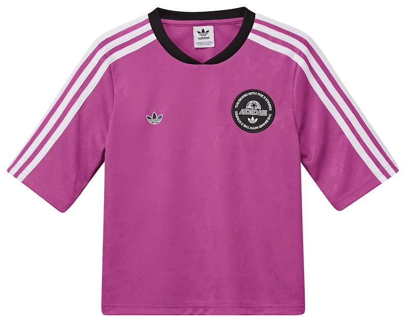 adidas Cropped T-Shirt - Girls' Grade School