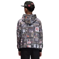 Jordan Brooklyn AOP Fleece Pullover Hoodie  - Boys' Grade School