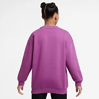 Nike Club Fleece OS Crew  - Girls' Grade School