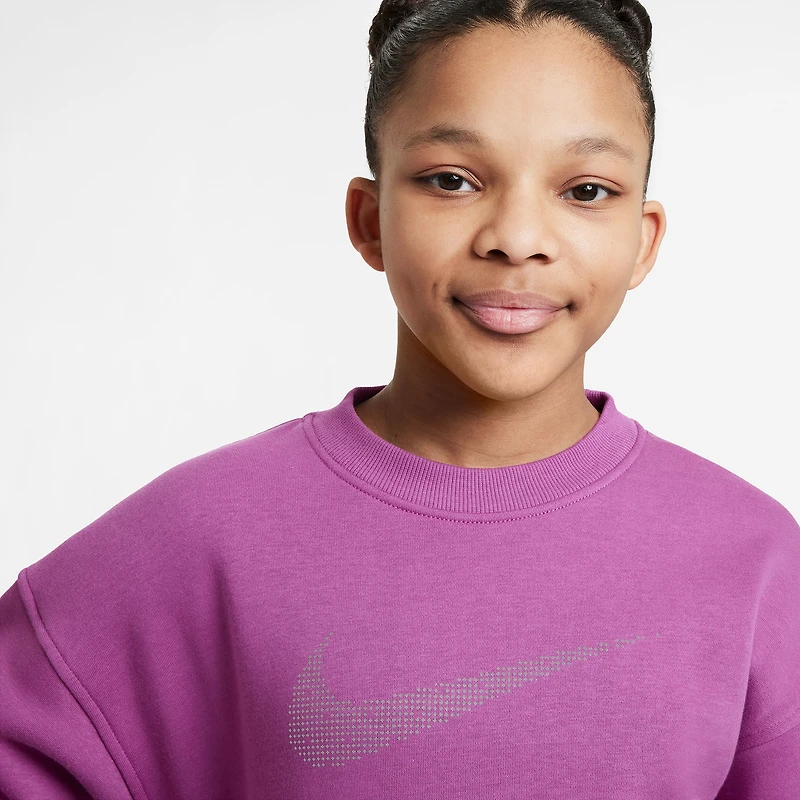 Nike Club Fleece OS Crew - Girls' Grade School