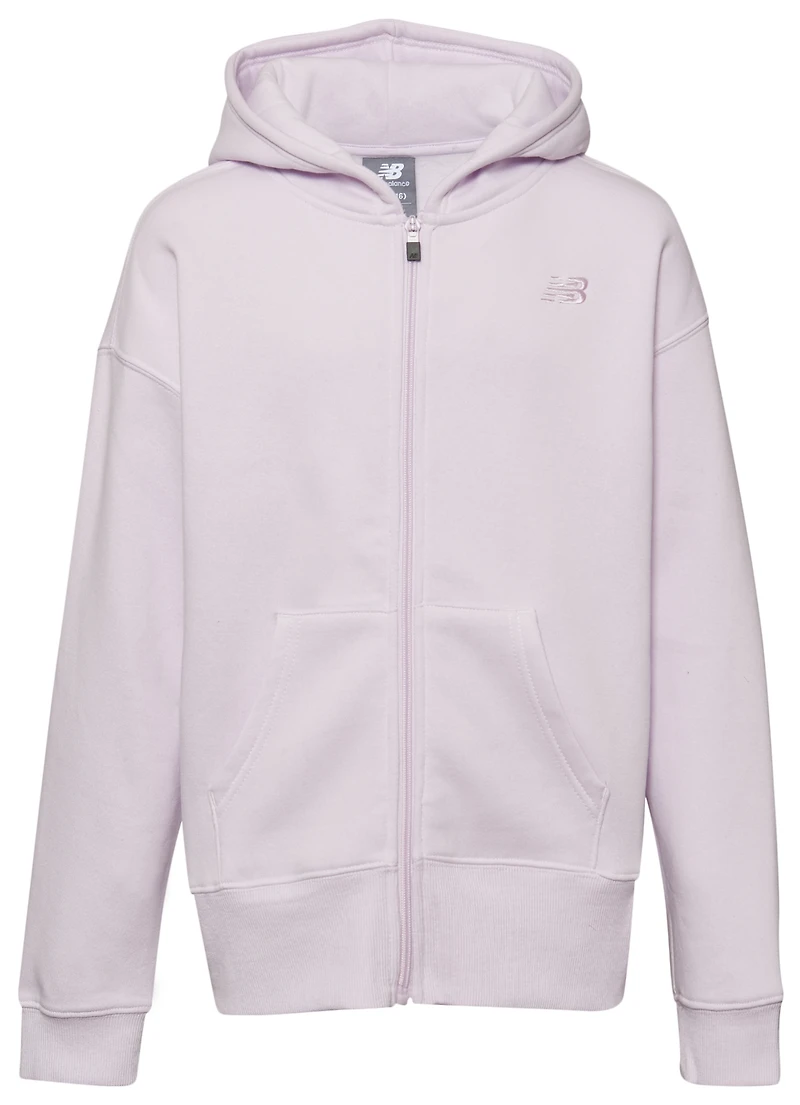 New Balance Full-Zip Hoodie - Girls' Grade School