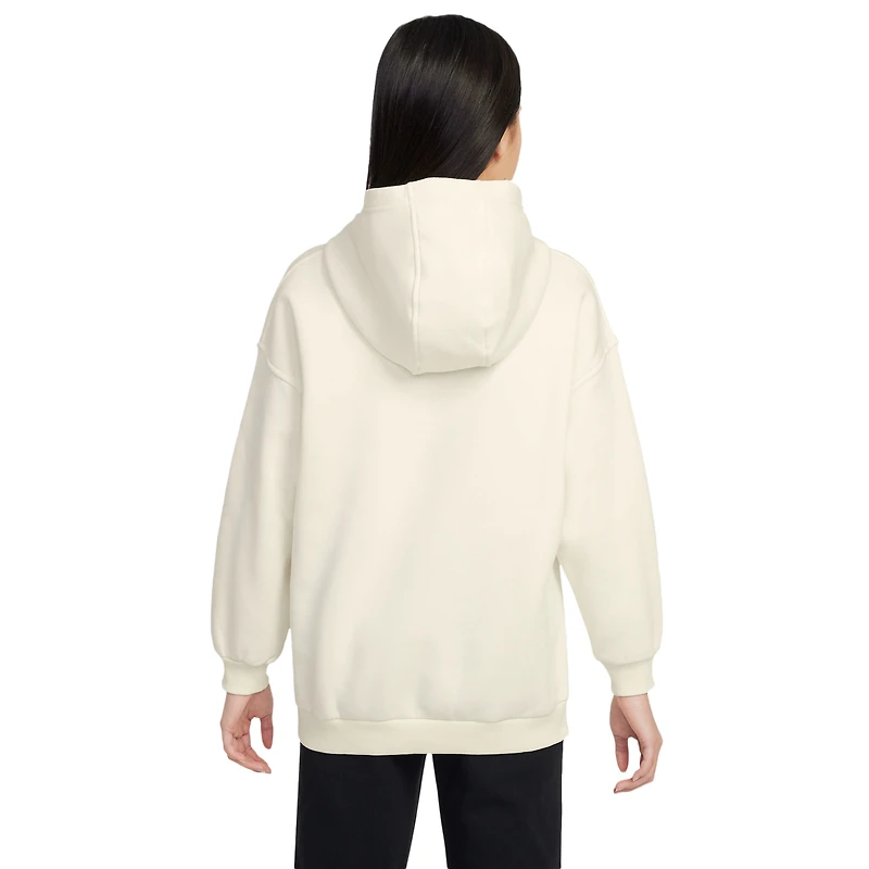 Nike NSW Club Fleece Oversized PO Hoodie  - Girls' Grade School
