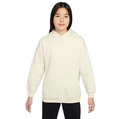 Nike NSW Club Fleece Oversized PO Hoodie  - Girls' Grade School