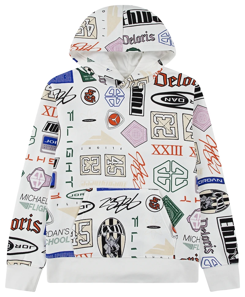 Jordan Essential AOP Fleece Pullover  - Boys' Grade School