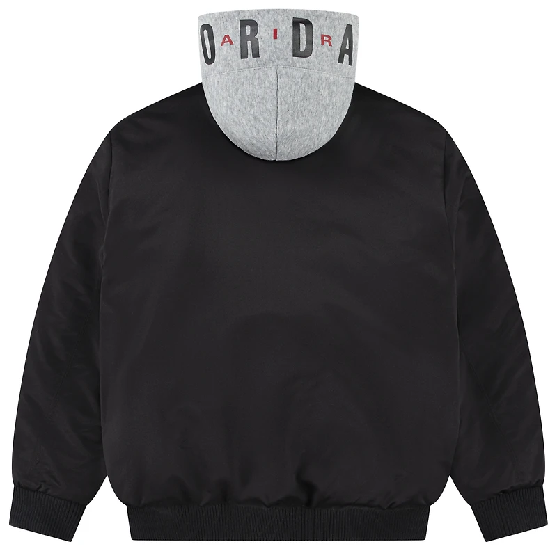 Jordan Big Logo Hooded Bomber Jacket - Boys' Grade School