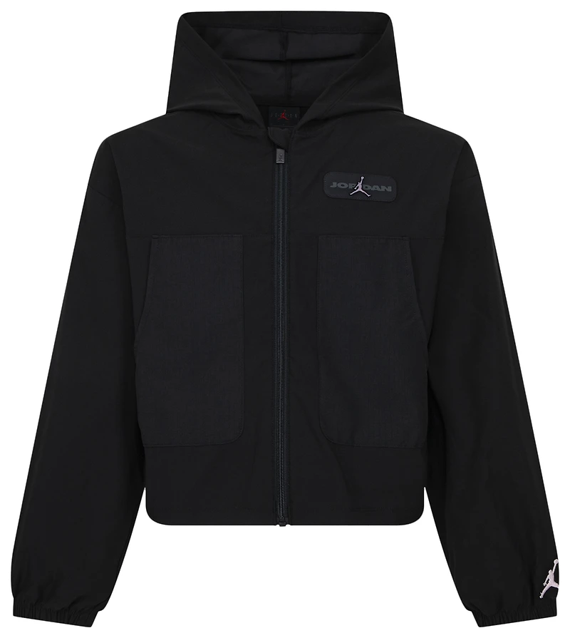Jordan Crafted Utility Woven Full-Zip - Girls' Grade School