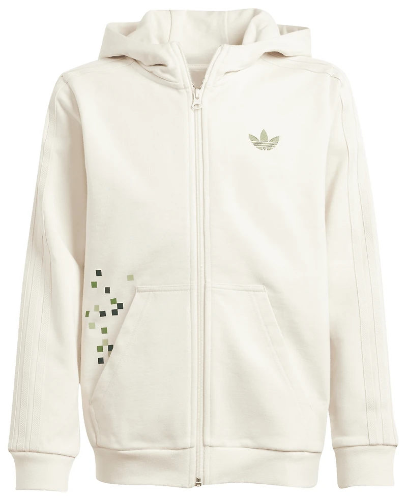 adidas Originals Minecraft GFX Full-Zip Hoodie  - Boys' Grade School