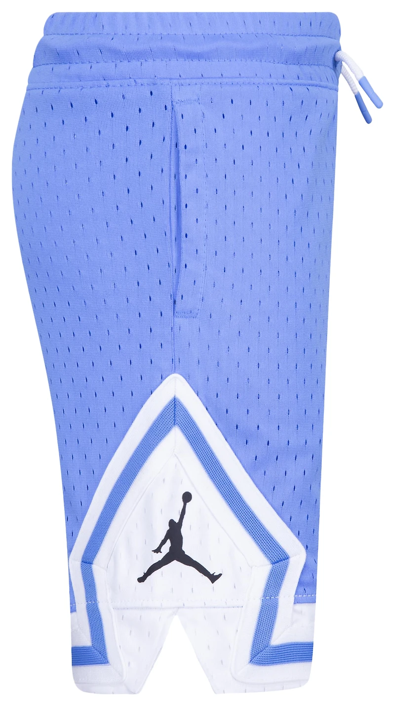 Jordan Boys Air Diamond Shorts - Boys' Preschool Carolina/White