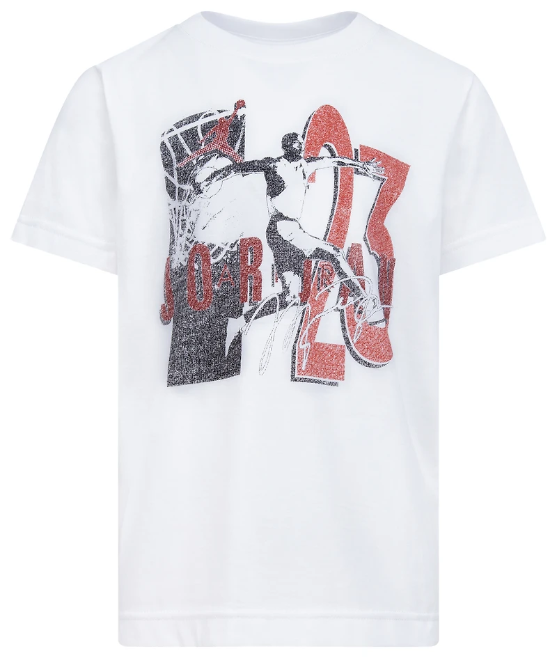 Jordan Boys Retro Spec T-Shirt - Boys' Preschool White/Red