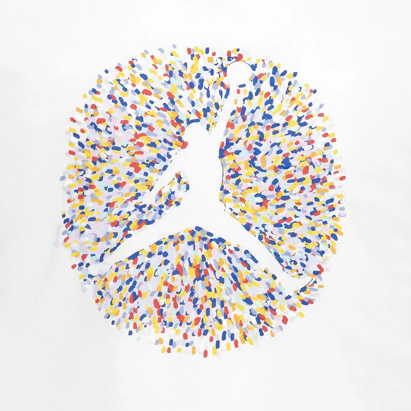Jordan Boys Poolside Jumpman Short Sleeve T-Shirt - Boys' Preschool White/Yellow