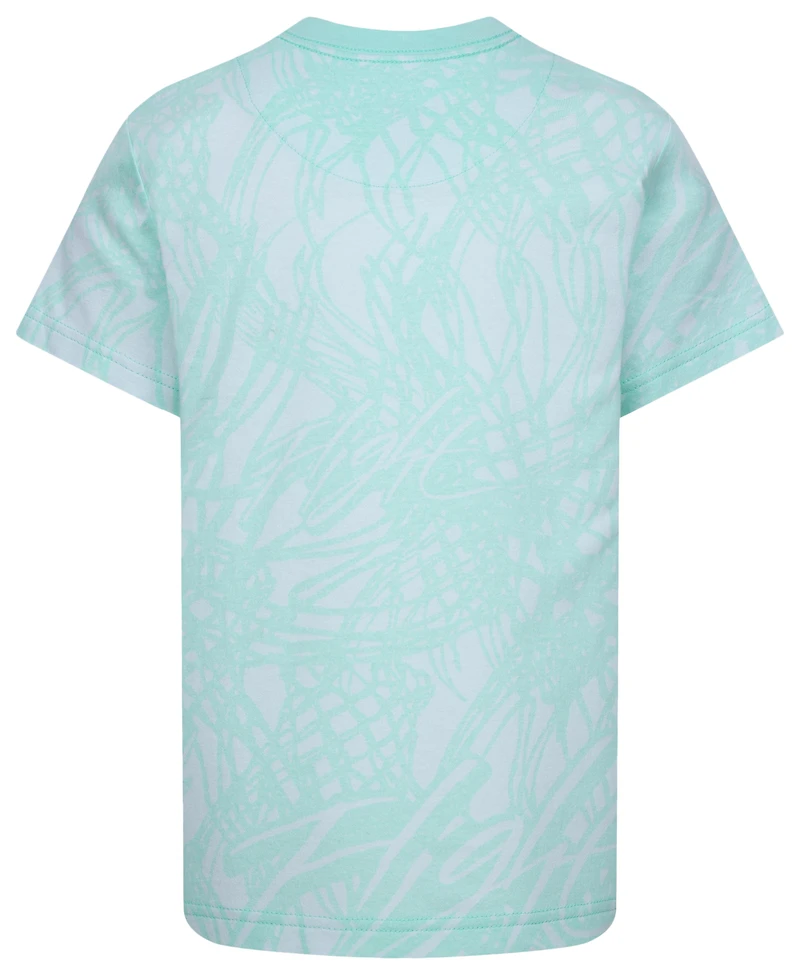 Jordan Boys Net Flight AOP Short Sleeve T-Shirt
