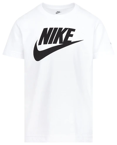 Nike Boys Futura Evergreen Short Sleeve T-Shirt - Boys' Preschool White/Black