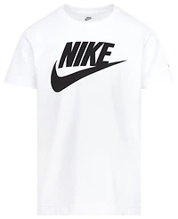 Nike Boys Futura Evergreen Short Sleeve T-Shirt - Boys' Preschool White/Black
