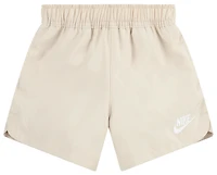 Nike Boys LBR Woven Shorts - Boys' Toddler White/Brown