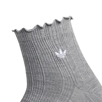 adidas Originals Ruffle Quarter Socks 3-Pack  - Adult