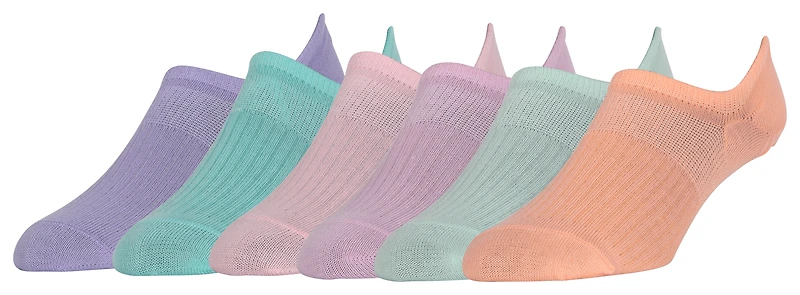 LCKR 6 Pack 3X1 Ribbed Footys  - Women's