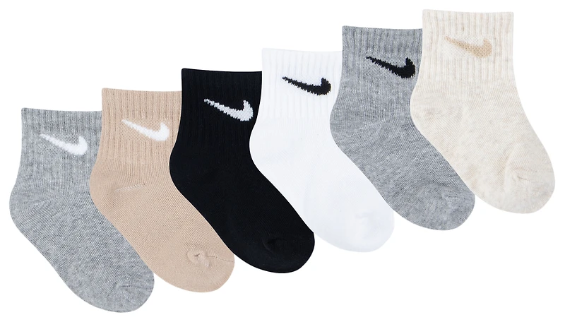 Nike Swoosh 6 Pack Ankle Sock  - Boys' Toddler