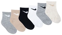 Nike Swoosh 6 Pack Ankle Sock  - Boys' Toddler