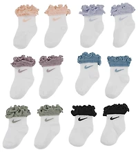 Nike 6 Pack Ruffle Socks  - Girls' Toddler