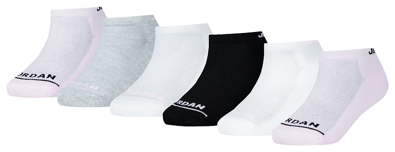 Jordan Legend No-Show Socks 6 Pack - Girls' Grade School