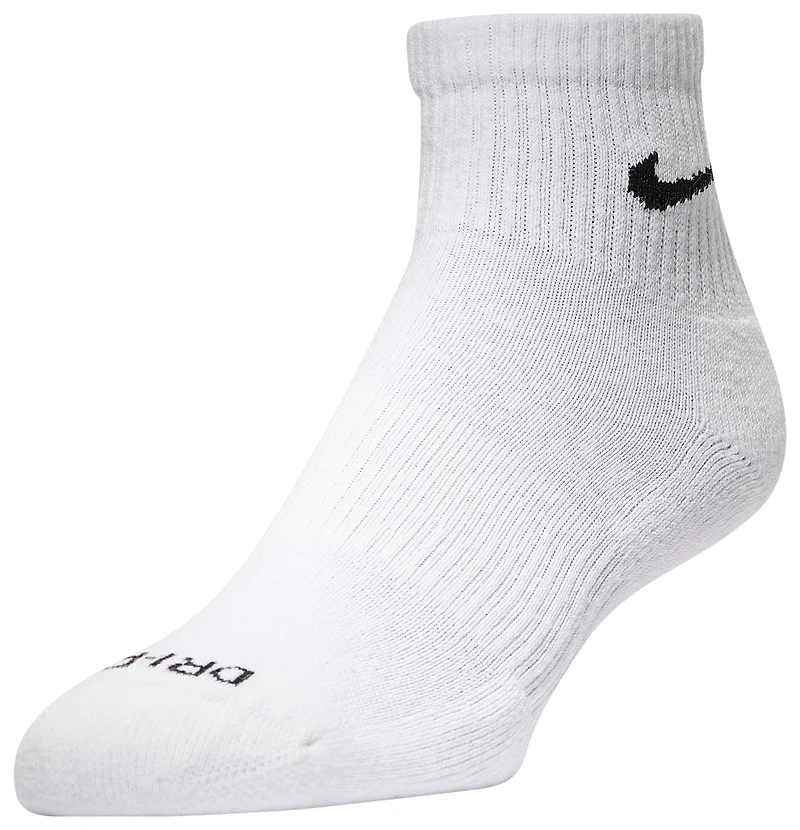 Nike 3 Pack Dri-FIT Plus Quarter Socks  - Men's