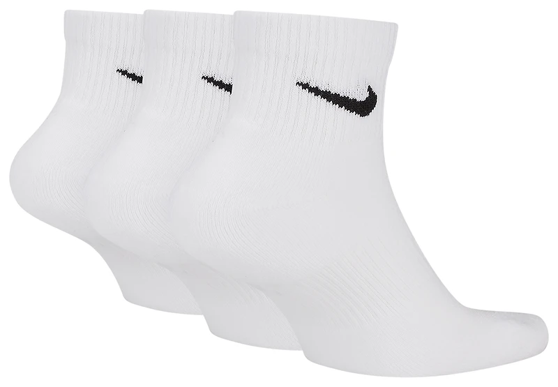 Nike 3 Pack Dri-FIT Plus Quarter Socks  - Men's