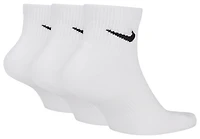Nike 3 Pack Dri-FIT Plus Quarter Socks  - Men's