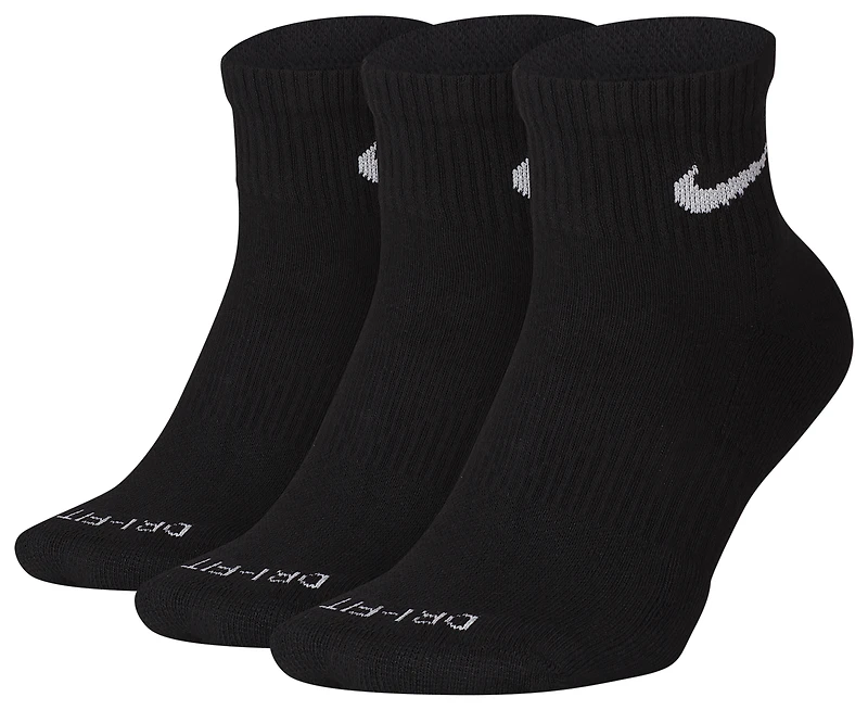 Nike 3 Pack Dri-FIT Plus Quarter Socks
