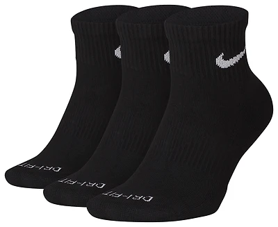 Nike 3 Pack Dri-FIT Plus Quarter Socks