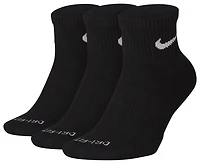 Nike 3 Pack Dri-FIT Plus Quarter Socks