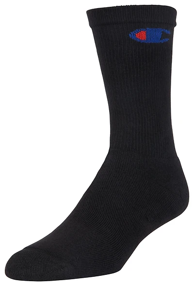 Champion 6 Pack Crew Socks  - Men's