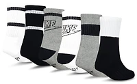 Nike Retro 6 Pack Crew Socks  - Boys' Preschool