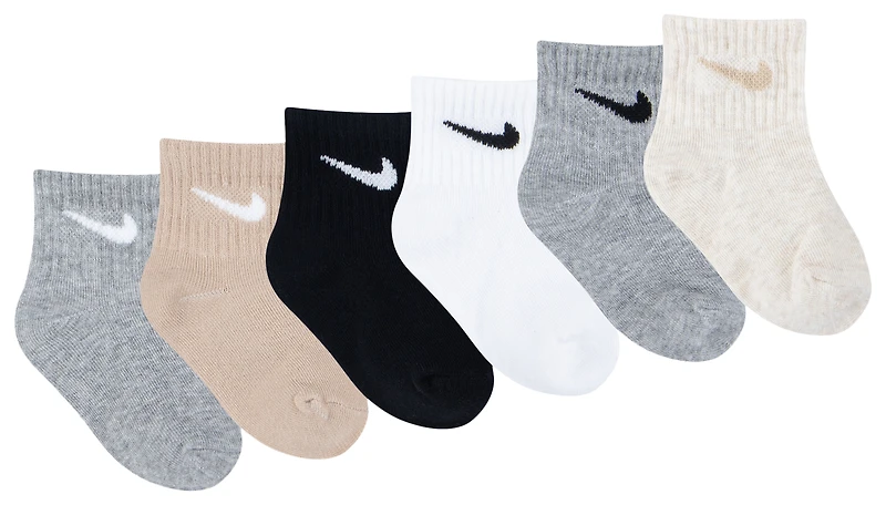 Nike Swoosh Ankle Sock 6 Pack  - Boys' Infant