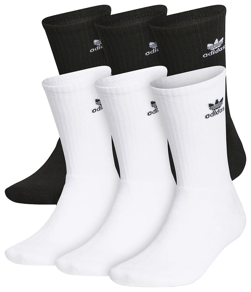 adidas Originals Trefoil 6 Pack Crew Socks - Men's