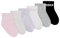Jordan Everyday Essentials 6 Pack Ankle Socks  - Girls' Toddler