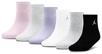 Jordan Everyday Essentials 6 Pack Ankle Socks  - Girls' Preschool