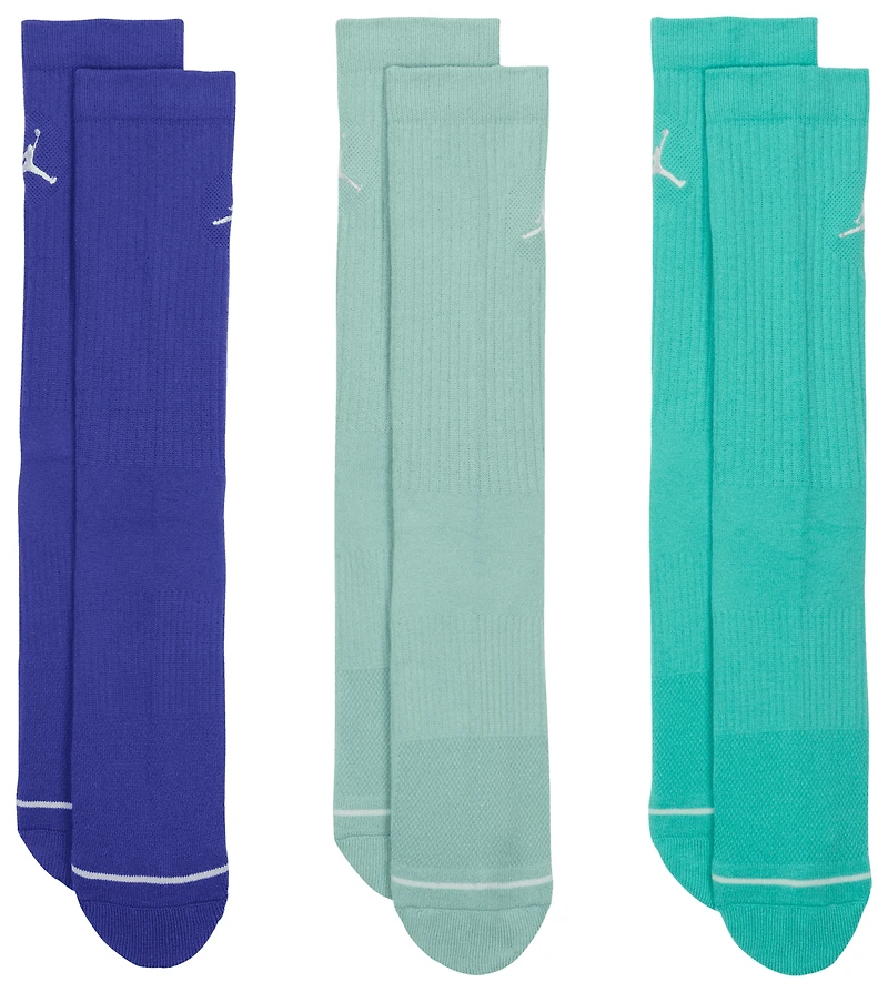Jordan Every Day Cushioned Crew 3 Pack Socks  - Men's