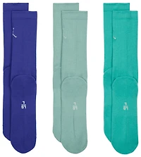 Jordan Every Day Cushioned Crew 3 Pack Socks  - Men's
