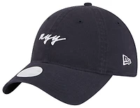 New Era Yankees 9Twenty Script Cap  - Women's
