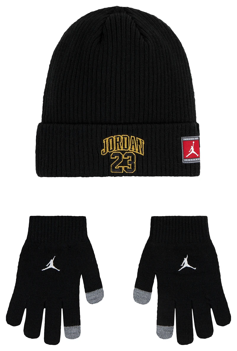 Jordan 23 Jersey Beanie and Glove Set  - Youth