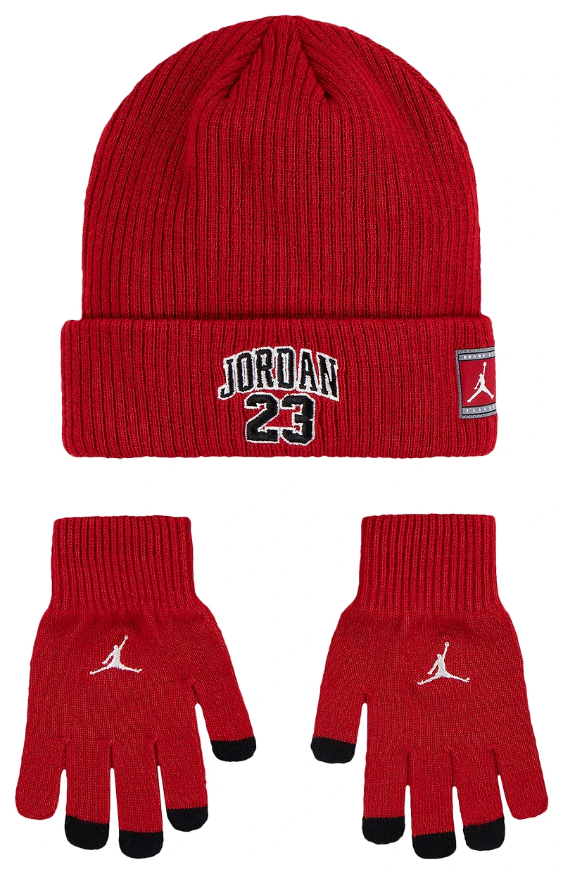 Jordan 23 Jersey Beanie and Glove Set - Youth