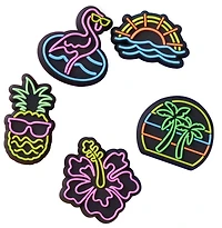 Crocs Lights Up Neon 5 Pack  - Women's