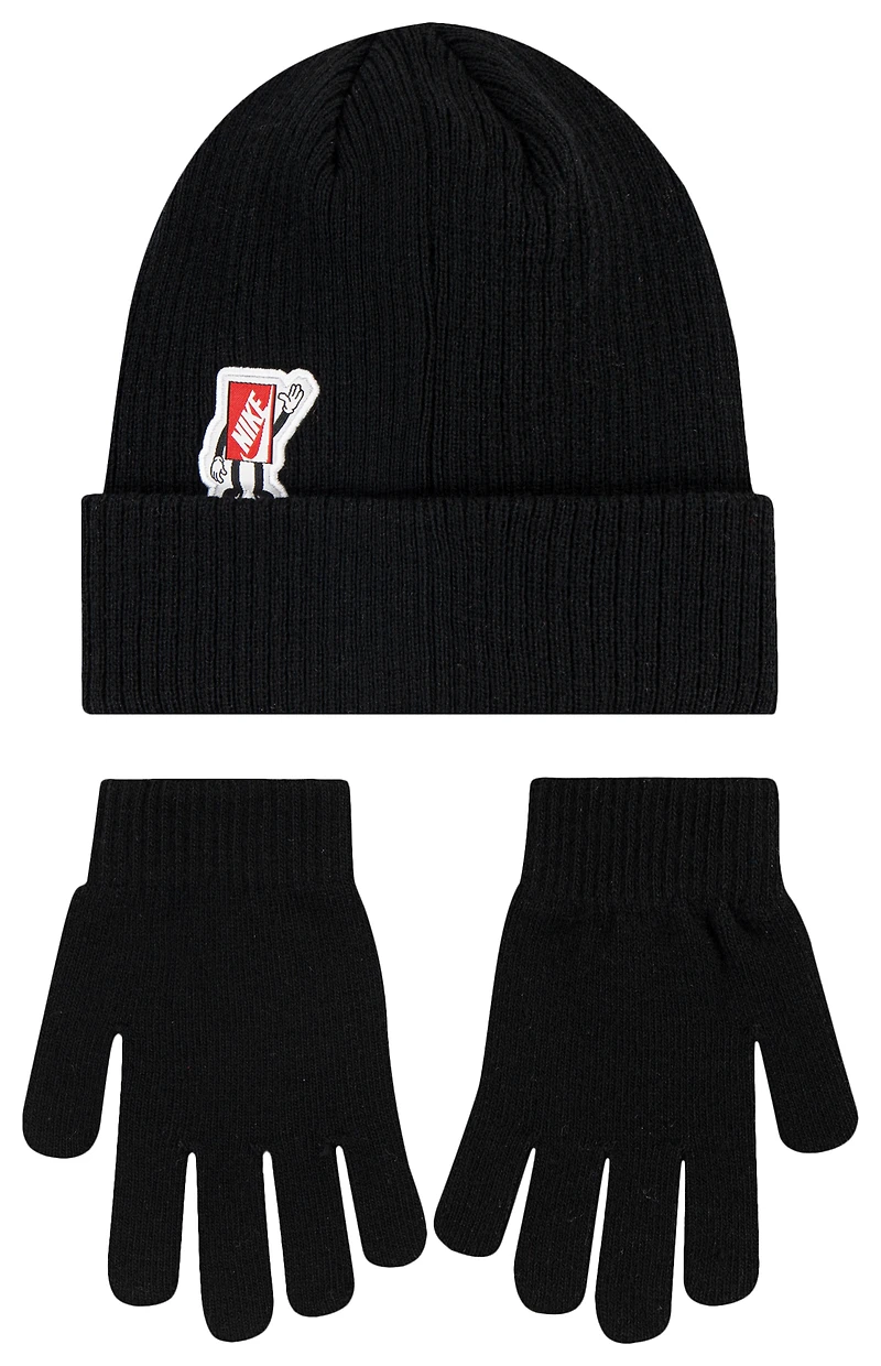 Nike Patch Peak Beanie Set  - Boys' Grade School
