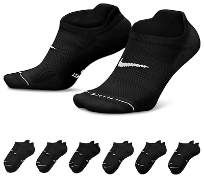 Nike Everyday Elevated No Show Socks 6 Pack 