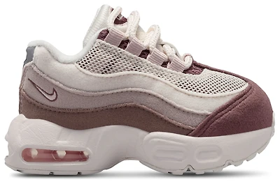 Nike Girls Air Max 95 - Girls' Toddler Shoes Phantom/Red Silt